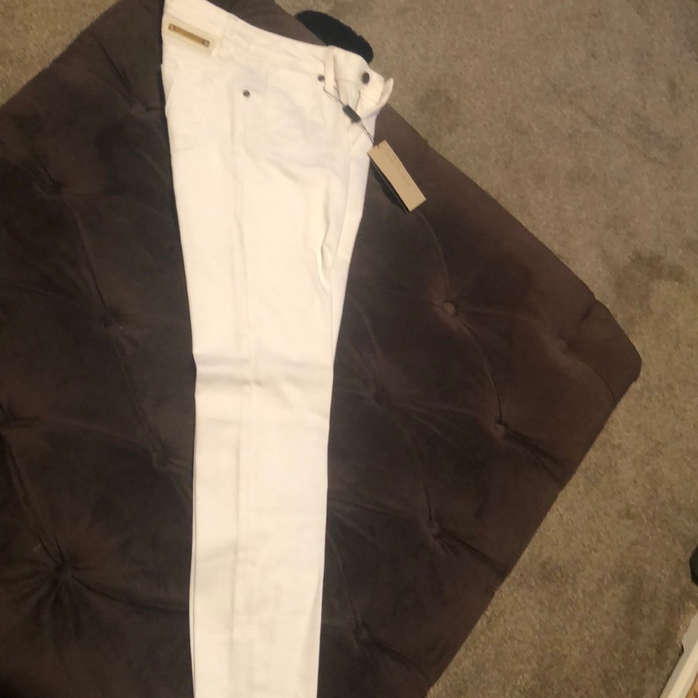 White Burberry Jeans
